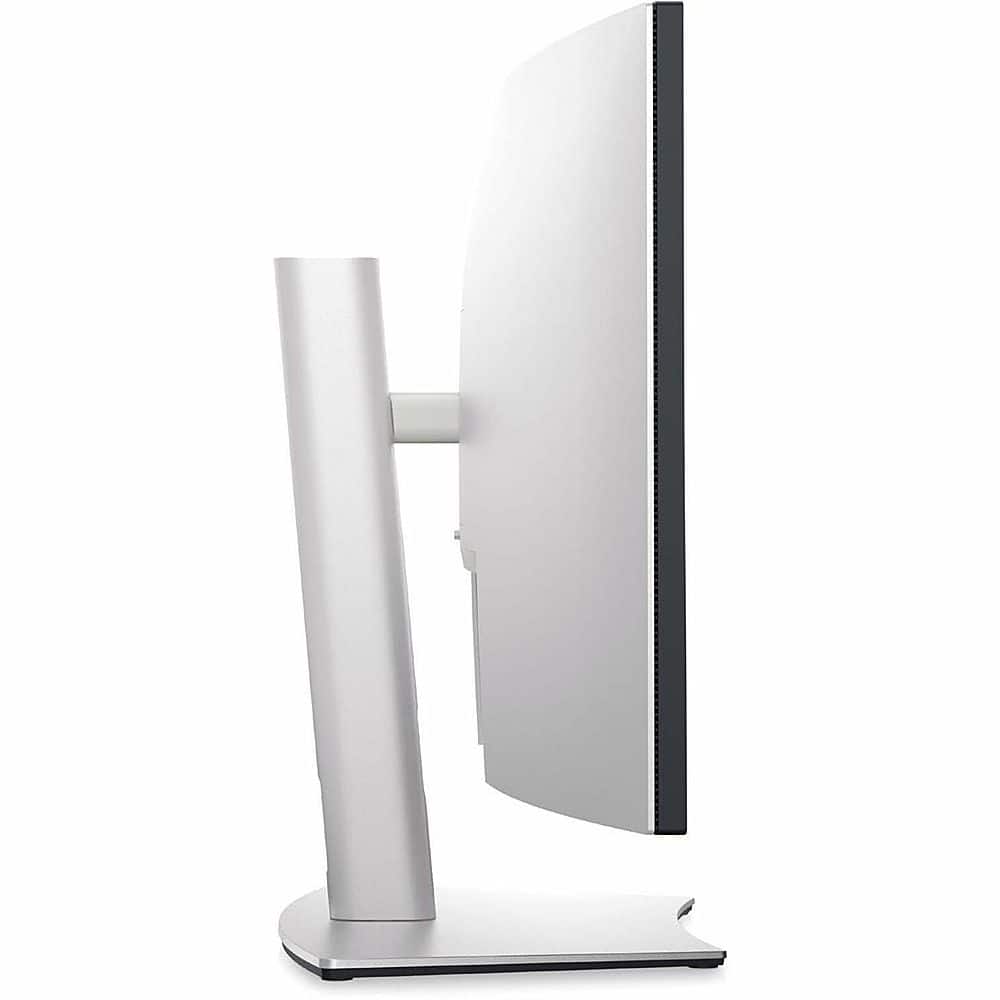 Dell - UltraSharp 37.5" IPS LED Curved 60Hz Monitor (VGA, USB, HDMI, DVI) - Black/Silver