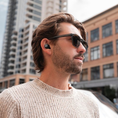 JLab - Epic Lab Edition Wireless Earbuds – Adaptive Noise Cancelling, Dual Drivers, Hi-Res Audio – - Black
