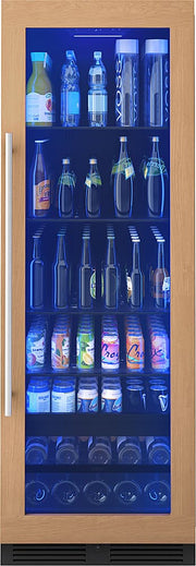 Zephyr - 24 in. Wide Presrv 24 in. 14-Bottle and 266-Can Single Zone Full Size Panel Ready Beverage Cooler - Custom Panel Ready