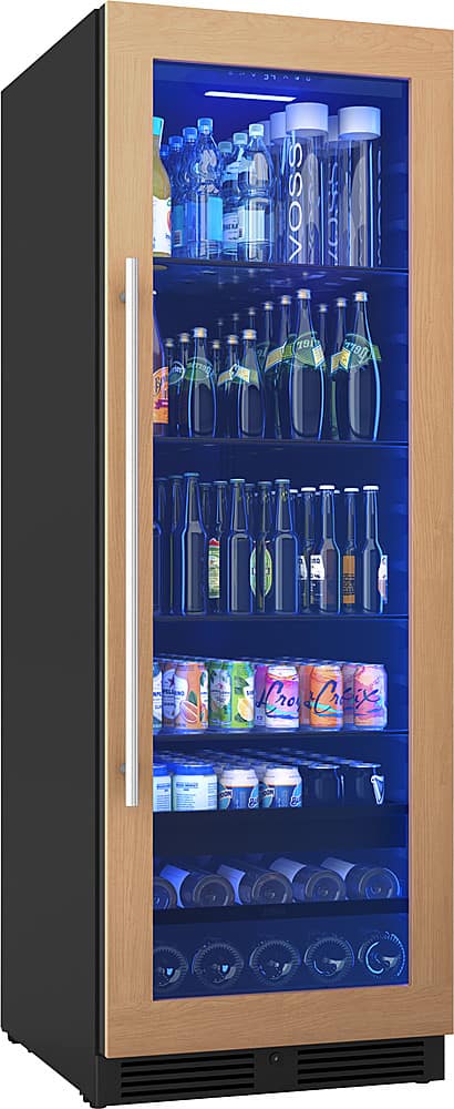 Zephyr - 24 in. Wide Presrv 24 in. 14-Bottle and 266-Can Single Zone Full Size Panel Ready Beverage Cooler - Custom Panel Ready