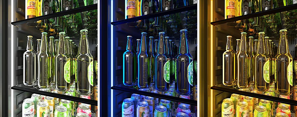 Zephyr - 24 in. Wide Presrv 24 in. 14-Bottle and 266-Can Single Zone Full Size Panel Ready Beverage Cooler - Custom Panel Ready