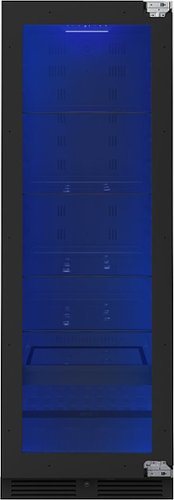 Zephyr - 24 in. Wide Presrv 24 in. 14-Bottle and 266-Can Single Zone Full Size Panel Ready Beverage Cooler - Custom Panel Ready
