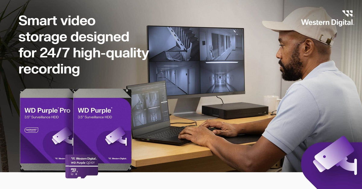 WD - Purple 8TB Surveillance Internal Hard Drive