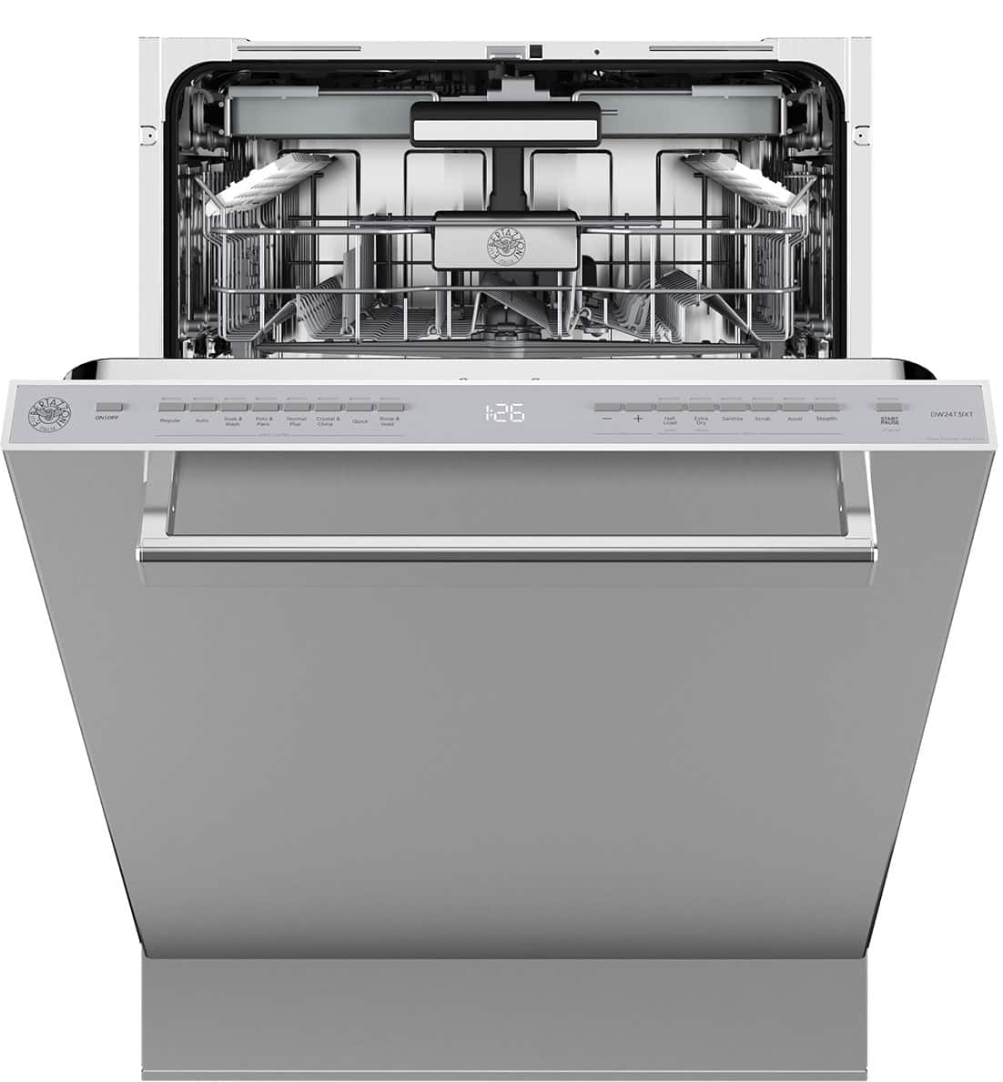 Bertazzoni - 24” Dishwasher, Panel Installed, Tall Tub – Handle kit necessary