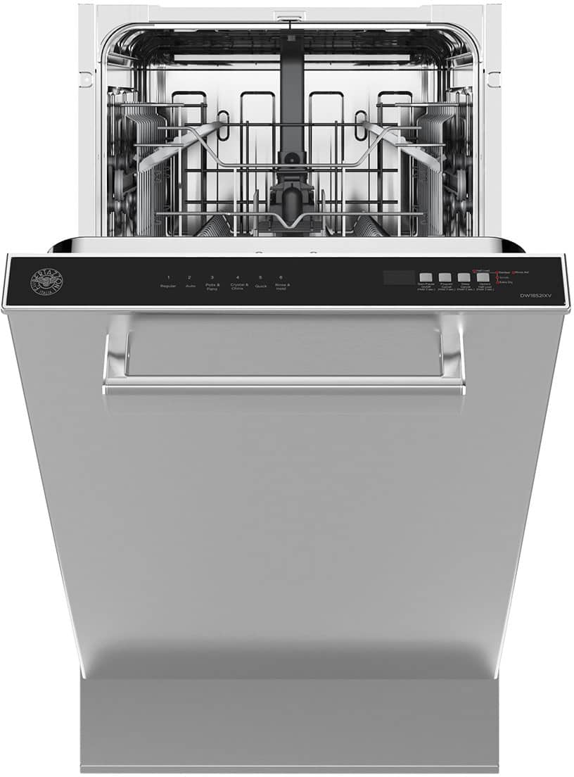 Bertazzoni - 18" Dishwasher, Panel Installed, Standard Tub – Handle kit necessary