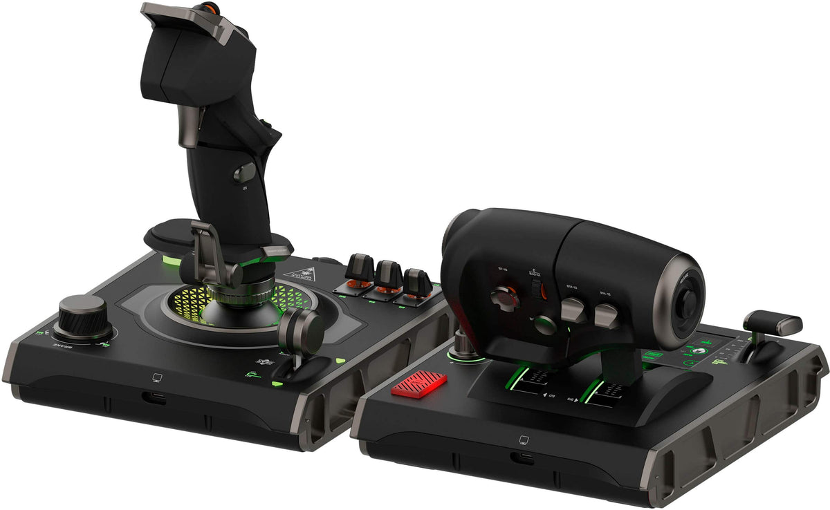 Turtle Beach - VelocityOne Flightdeck Universal HOTAS Simulation System Joystick & Throttle for Windows 10 & 11 PCs - Black