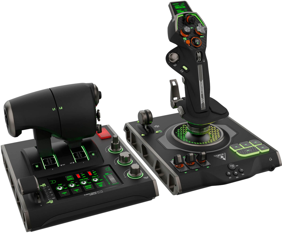 Turtle Beach - VelocityOne Flightdeck Universal HOTAS Simulation System Joystick & Throttle for Windows 10 & 11 PCs - Black