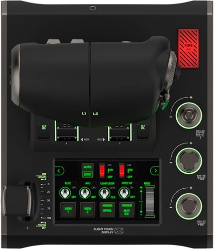 Turtle Beach - VelocityOne Flightdeck Universal HOTAS Simulation System Joystick & Throttle for Windows 10 & 11 PCs - Black