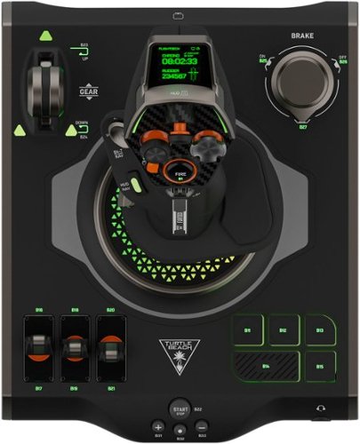 Turtle Beach - VelocityOne Flightdeck Universal HOTAS Simulation System Joystick & Throttle for Windows 10 & 11 PCs - Black