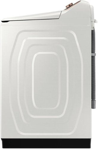 Samsung - 5.5 Cu. Ft. High-Efficiency Smart Top Load Washer with Auto Dispense System - Ivory