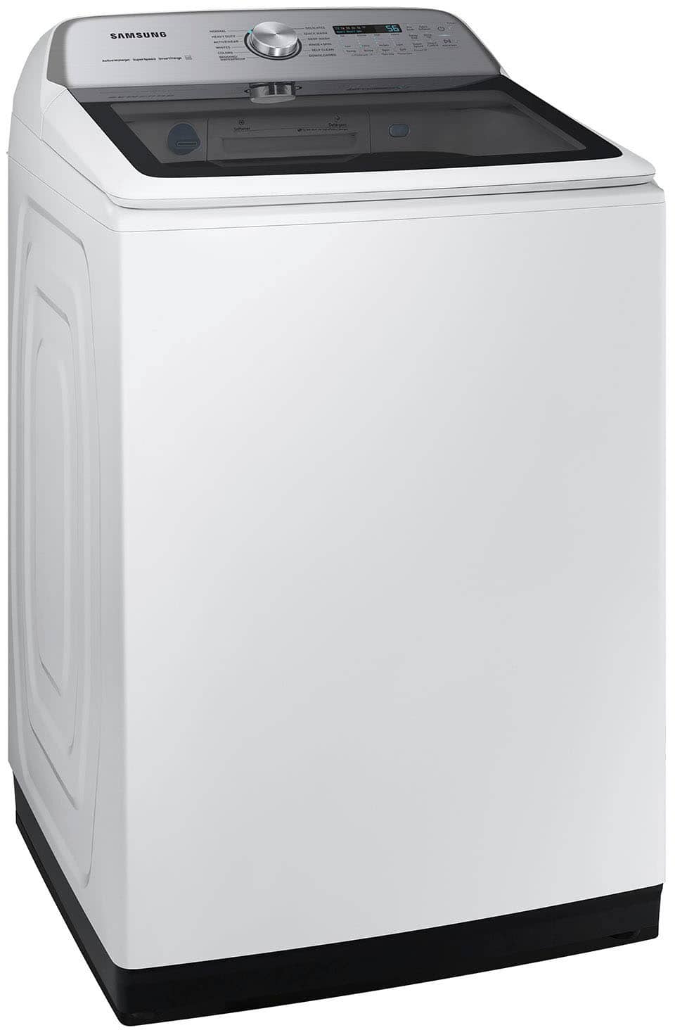 Samsung - 5.2 Cu. Ft. High-Efficiency Smart Top Load Washer with Super Speed Wash - White
