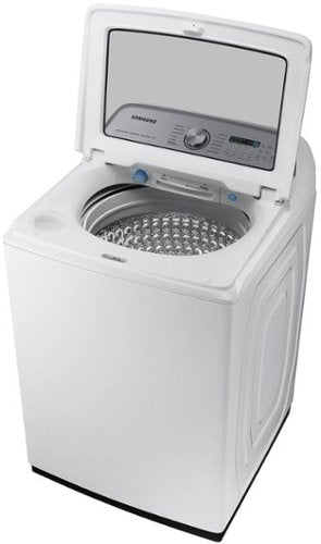 Samsung - 5.2 Cu. Ft. High-Efficiency Smart Top Load Washer with Super Speed Wash - White