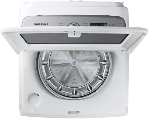 Samsung - 5.2 Cu. Ft. High-Efficiency Smart Top Load Washer with Super Speed Wash - White