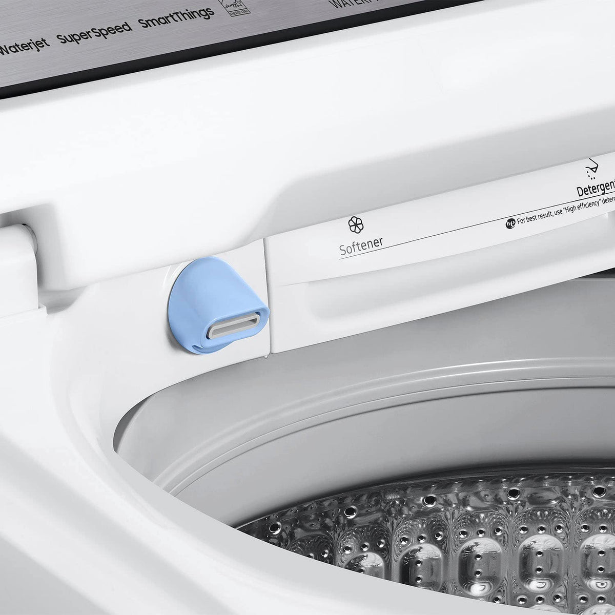 Samsung - 5.2 Cu. Ft. High-Efficiency Smart Top Load Washer with Super Speed Wash - White