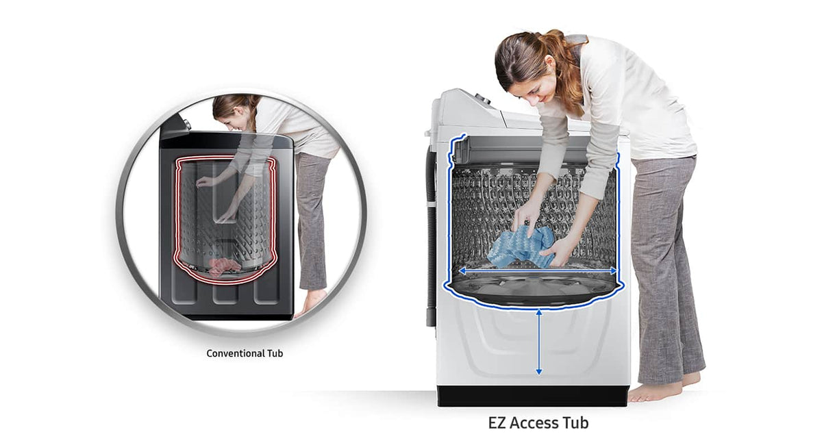 Samsung - 5.2 Cu. Ft. High-Efficiency Smart Top Load Washer with Super Speed Wash - White