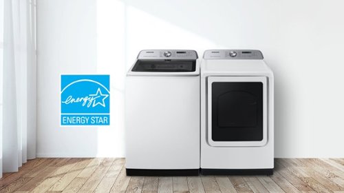 Samsung - 5.2 Cu. Ft. High-Efficiency Smart Top Load Washer with Super Speed Wash - White