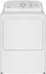 GE - 7.2 Cu. Ft. Electric Dryer with Long Venting up to 120 Ft - White with Silver Matte