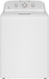 GE - 4.3 Cu. Ft. High-Efficiency Top Load Washer with Cold Plus - White with Silver Matte