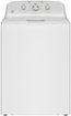 GE - 4.3 Cu. Ft. High-Efficiency Top Load Washer with Cold Plus - White with Silver Matte