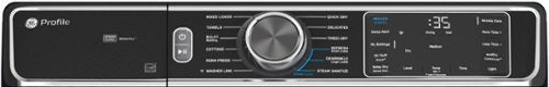 GE Profile - 7.8 Cu. Ft. Stackable Smart Electric Dryer with Steam and Sanitize Cycle - Sapphire Blue