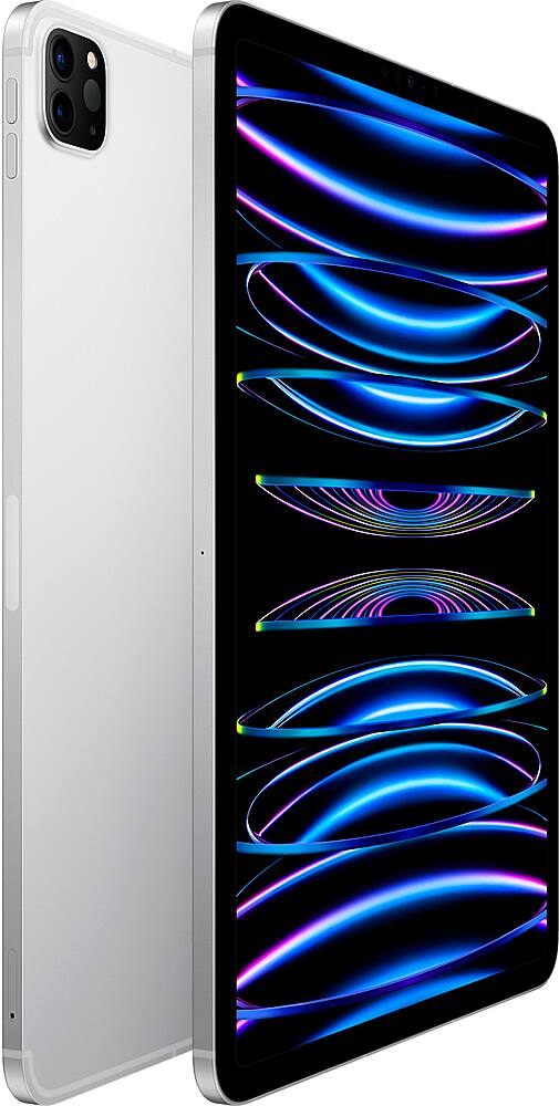 Apple - Geek Squad Certified Refurbished 11-Inch iPad Pro with Wi-Fi - 128GB - Silver