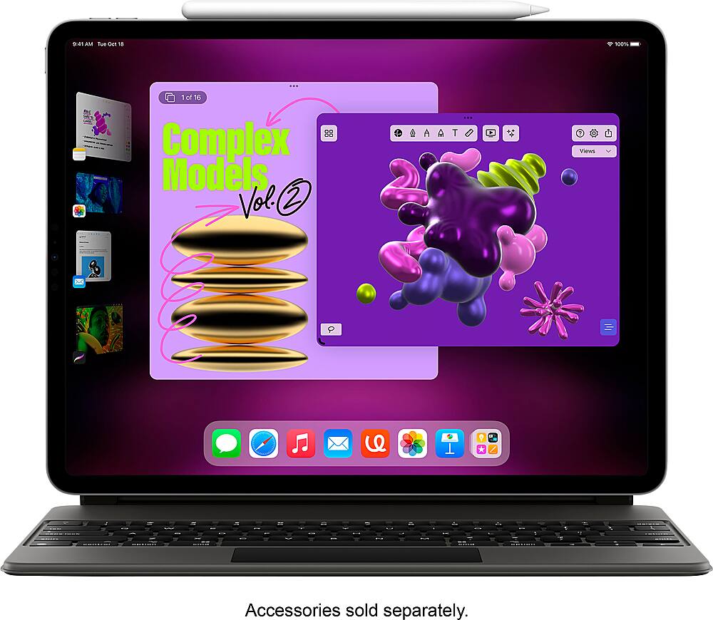 Apple - Geek Squad Certified Refurbished 11-Inch iPad Pro with Wi-Fi - 128GB - Silver