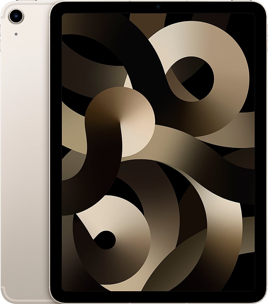 Apple - Geek Squad Refurbished Good - 10.9-Inch iPad Air - (5th Generation) with Wi-Fi - 256GB - Starlight