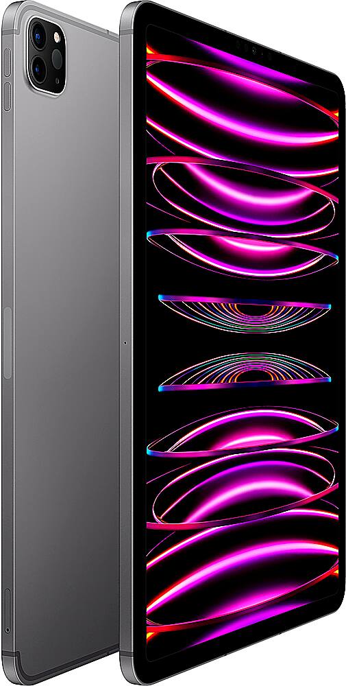 Apple - Geek Squad Certified Refurbished 11-Inch iPad Pro with Wi-Fi - 512GB - Space Gray