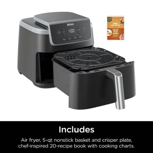 Ninja - Air Fryer Pro 4-in-1 with 5 QT Capacity - Gray