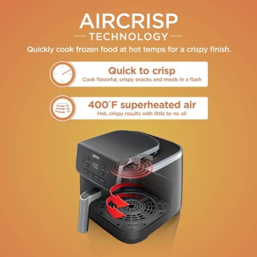 Ninja - Air Fryer Pro 4-in-1 with 5 QT Capacity - Gray
