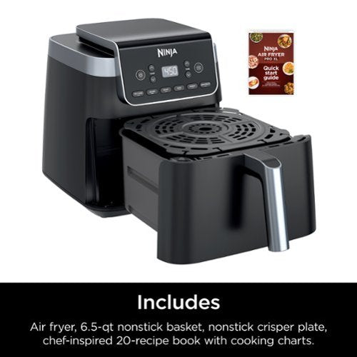 Ninja - Air Fryer Pro XL 6-in-1 with 6.5 QT Capacity - Gray