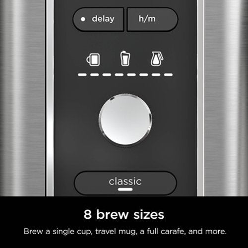 Ninja - Hot & Iced XL Coffee Maker with Rapid Cold Brew 12-cup Drip Coffee Maker & Single Serve Brewing - Black