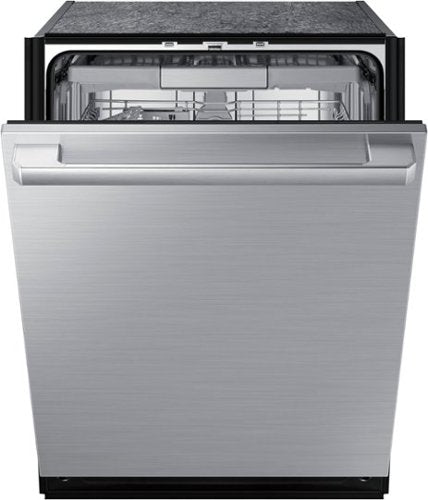 Dacor - Top Control Built-In Dishwasher with Stainless Steel Tub, Seamless Design, Built-In Water Softener, 3rd Rack, 40 dBA - Custom Panel Ready