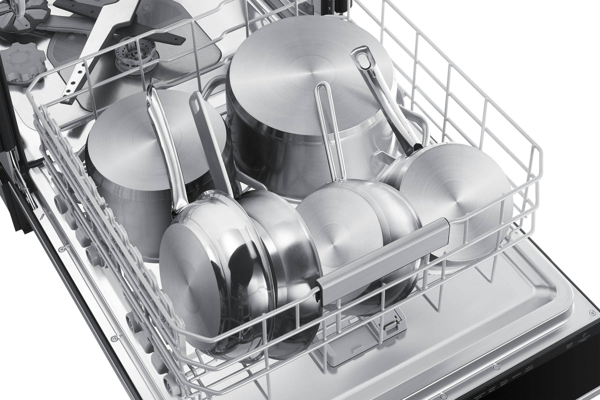 Dacor - Top Control Built-In Dishwasher with Stainless Steel Tub, Seamless Design, Built-In Water Softener, 3rd Rack, 40 dBA - Custom Panel Ready