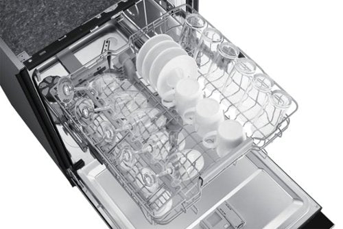 Dacor - Top Control Built-In Dishwasher with Stainless Steel Tub, Seamless Design, Built-In Water Softener, 3rd Rack, 40 dBA - Custom Panel Ready