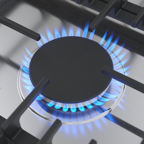 Bosch - 500 Series 36" Built-In Gas Cooktop with 5 burners and LP Conversion - Stainless Steel