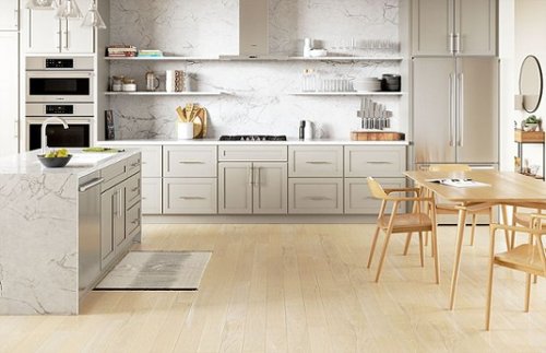Bosch - 500 Series 36" Built-In Gas Cooktop with 5 burners and LP Conversion - Stainless Steel