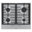 Bosch - 500 Series 24" Built-In Gas Cooktop with 4 burners and LP Conversion - Stainless Steel