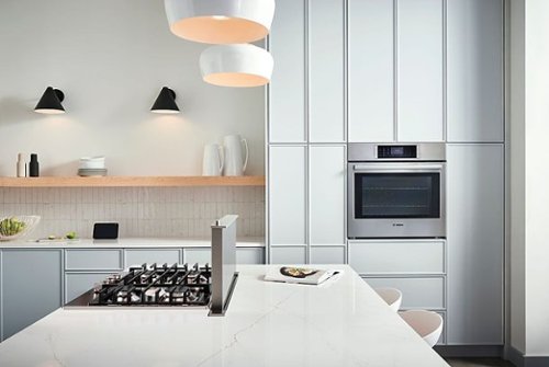 Bosch - 500 Series 24" Built-In Gas Cooktop with 4 burners and LP Conversion - Stainless Steel