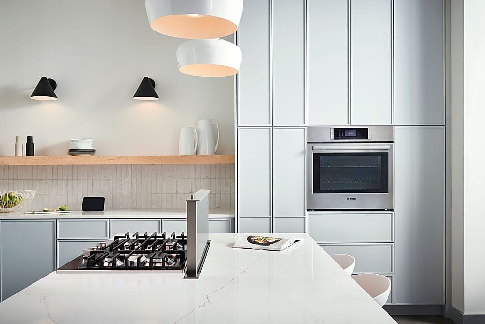 Bosch - 500 Series 24" Built-In Gas Cooktop with 4 burners and LP Conversion - Stainless Steel