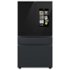 Samsung - 36 in. Wide Open Box BESPOKE 23 cu. ft. 4-Door French Door Counter Depth Smart Refrigerator with Family Hub - Matte Black Steel