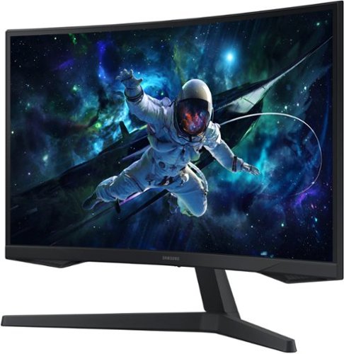 Samsung - 27" Odyssey 1000R Curved QHD 165Hz 1ms AMD FreeSync Gaming Monitor (DP, HDMI) - Black