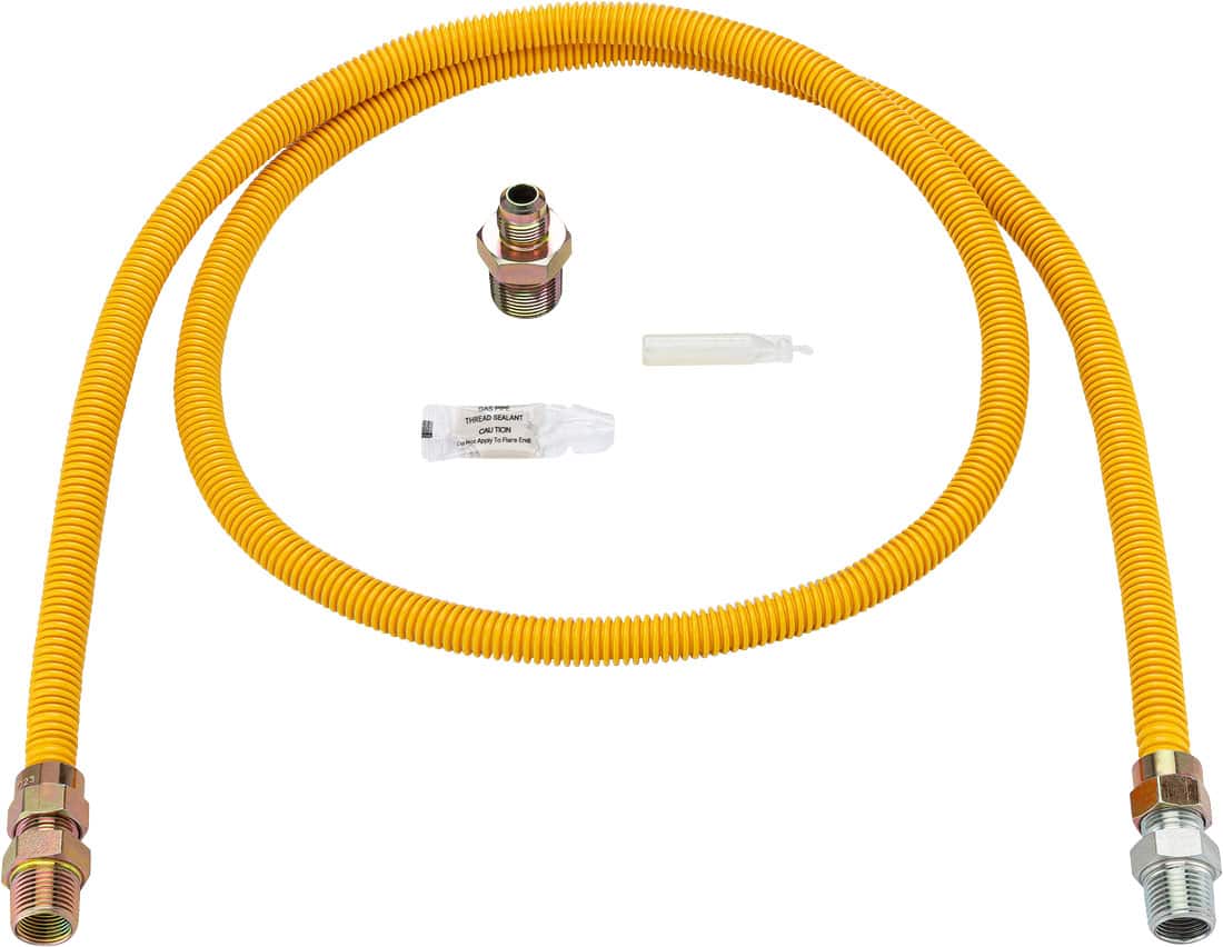 Smart Choice - 6' X 1/2" Gas Connector Kit