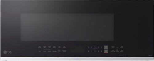 LG - 1.3 Cu. Ft. Low-Profile Over-The-Range Microwave with Sensor Cook and Zero Clearance Door - Stainless Steel