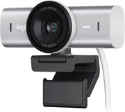 Logitech - MX Brio Ultra HD 4K Video Conference, Gaming and Streaming Webcam - Pale Gray