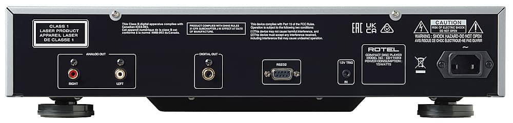 Rotel - CD11MKII CD Player - Black