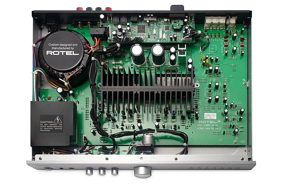 Rotel - A11MKII 50W 2-Ch Integrated Stereo Amplifier - Black
