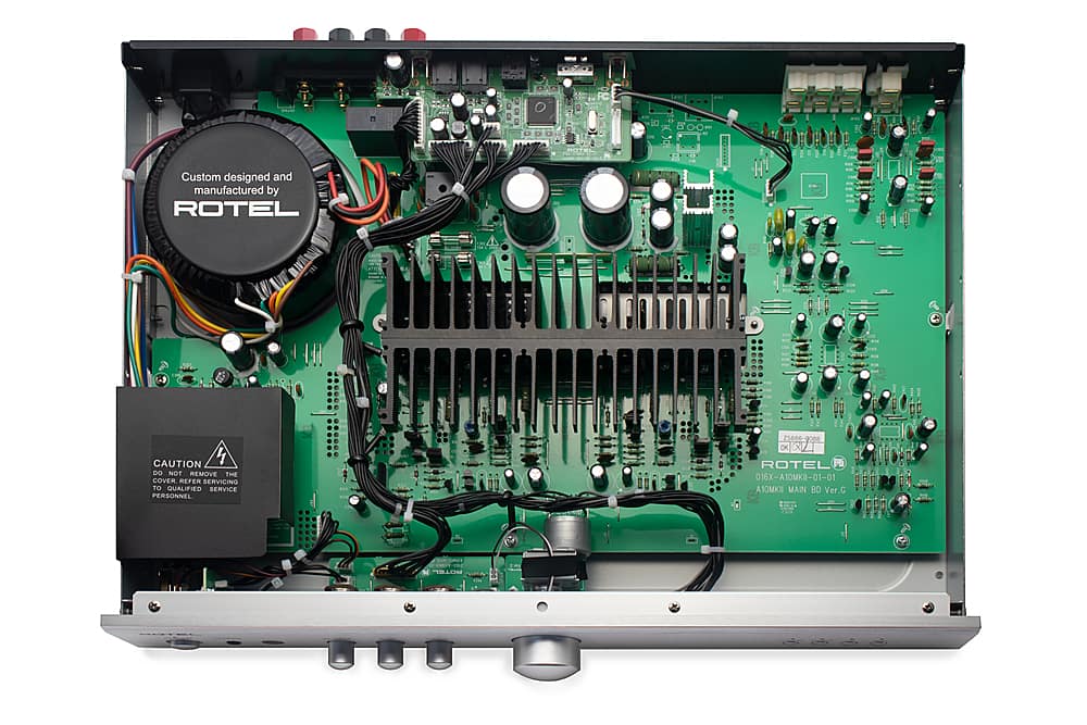Rotel - A10MKII 50W 2-Ch Integrated Stereo Amplifier - Black