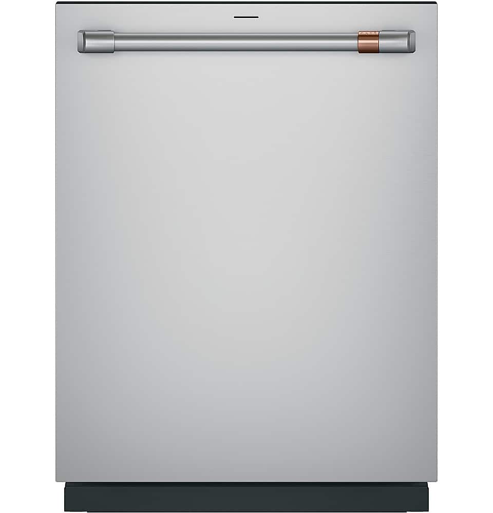 Café - 24" Top Control Built-In Stainless Steel Tub Dishwasher with 3rd Rack, CustomFit Top Rack and 42 dBA - Stainless Steel