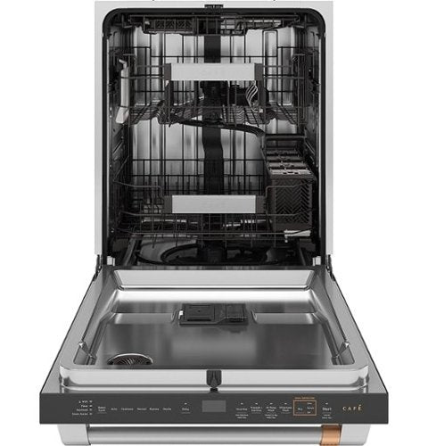 Café - 24" Top Control Smart Built-In Stainless Steel Tub Dishwasher with 3rd Rack, UltraWash and 44 dBA - Stainless Steel